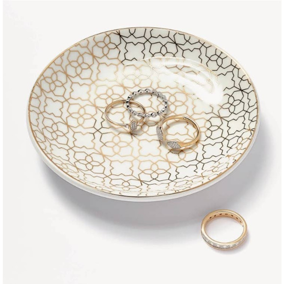 Kendra Scott Other - NWT Kendra Scott Ceramic Filigree Ring Dish